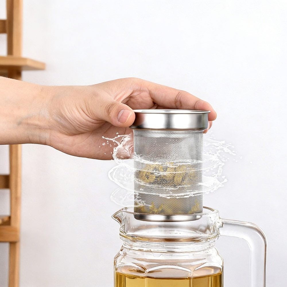 Coffee Tea Replacement - ステンレス鋼茶こし 再利用可能なフィルター交換用茶こし 多機能極細メッシュ茶こし コーヒーブリューワー