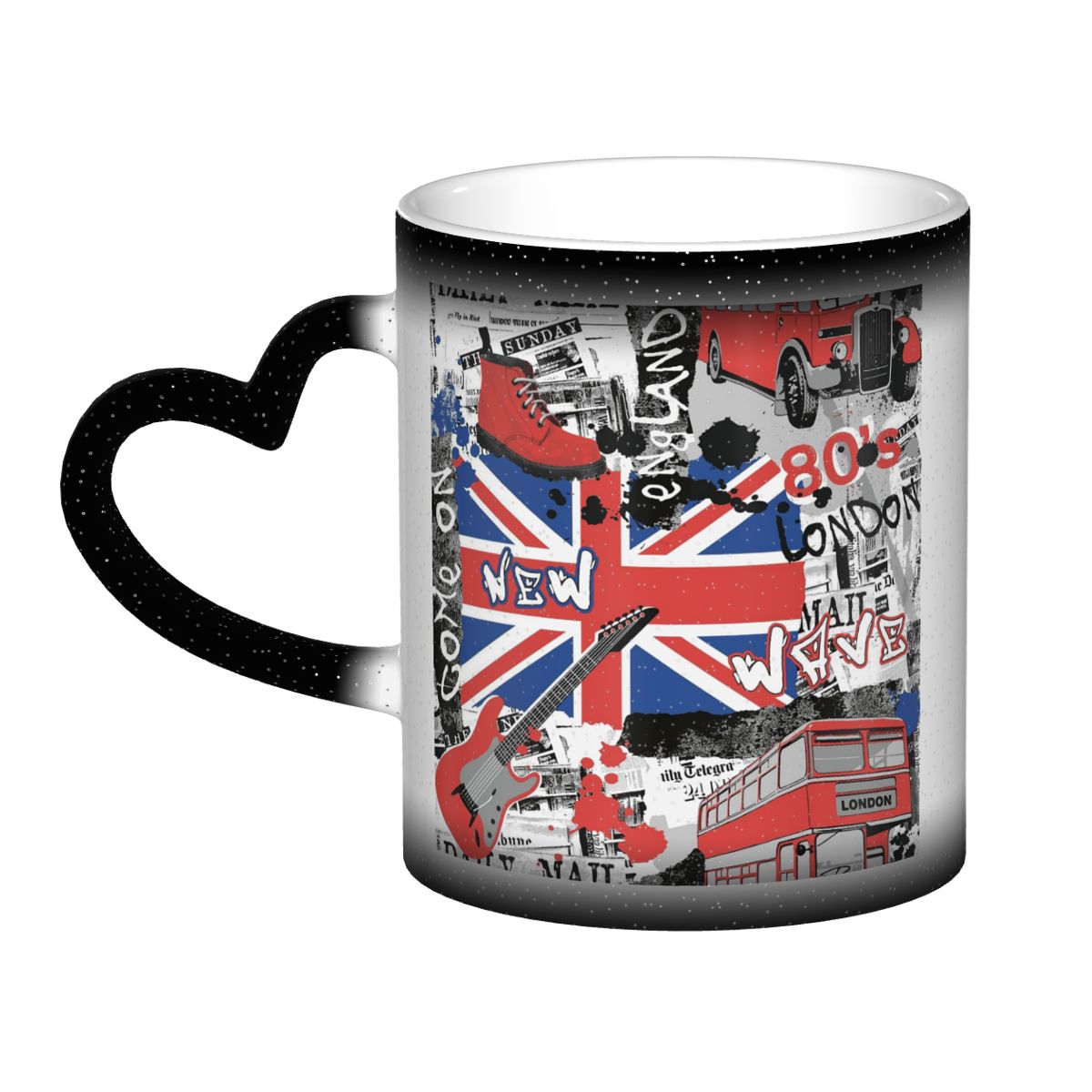 Coffee Tea Uk - 英国のユニオンジャック旗マグカップ面白いセラミックコーヒーカップティーマグカップミルクカップドリンクウェア友人へのギフト