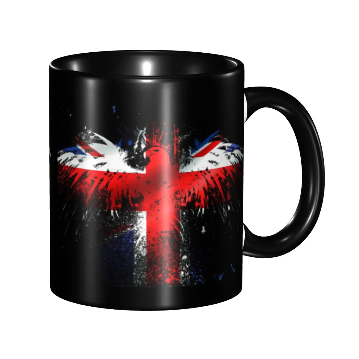 Coffee Tea Uk - パーソナライズされた英国旗 イギリス旗 グレートブリテン旗 英国旗マグカップ DIY セラミックティー