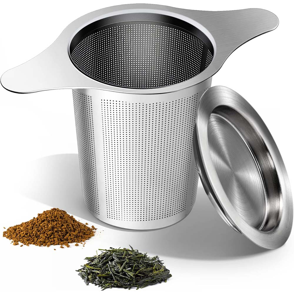 304ステンレス鋼製ルーズリーフティーインフューザー、ダブル - Coffee Tea Infuser のレビューと価格