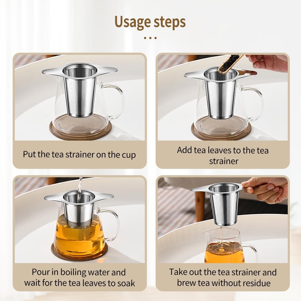 304ステンレス鋼製ルーズリーフティーインフューザー、ダブル - Coffee Tea Infuser のレビューと価格
