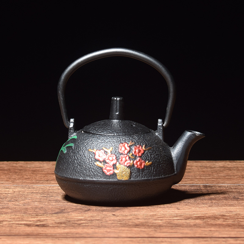 レトロ鋳鉄ケトルティーポットカンフーケトル家の装飾 300  - Cast Iron Teapot のレビューと価格