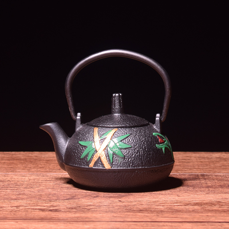 レトロ鋳鉄ケトルティーポットカンフーケトル家の装飾 300  - Cast Iron Teapot のレビューと価格