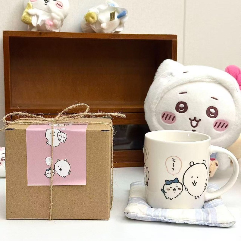 アニメちいかわジョークベア セラミックマグ ギフトボックス  - Coffee Tea Box のレビューと価格