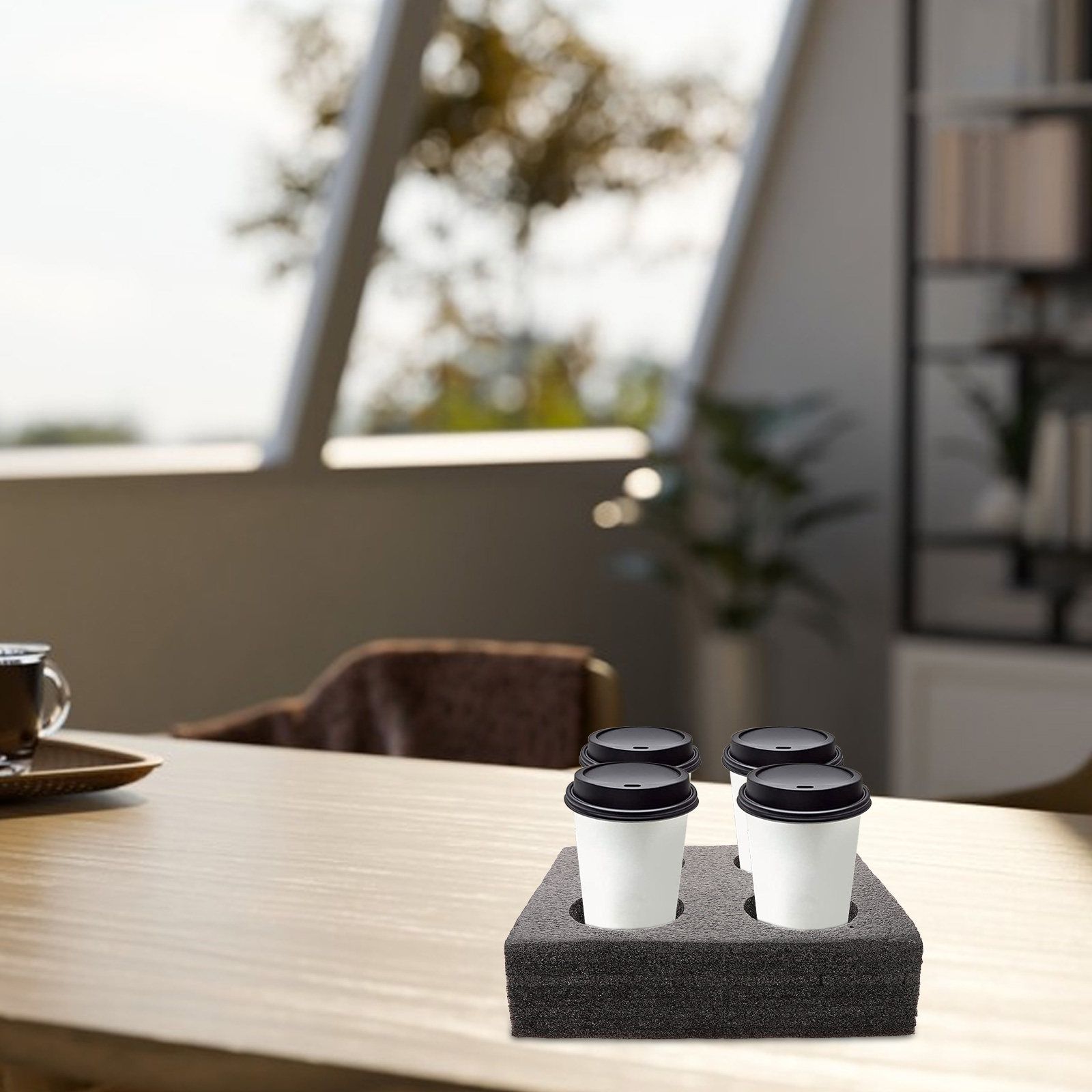 ミルクティーカップトレイ、テイクアウトコーヒーカップキャリア - Coffee Tea Cup のレビューと価格
