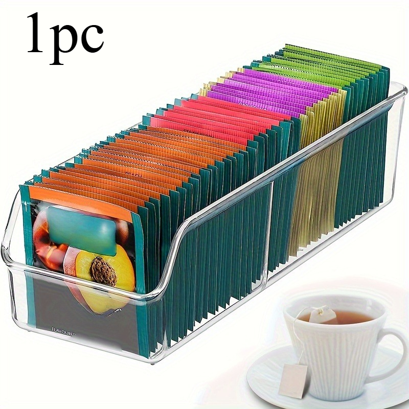 1個入り透明ティーバッグオーガナイザーボックス - 砂糖、コ - Coffee Tea Box のレビューと価格
