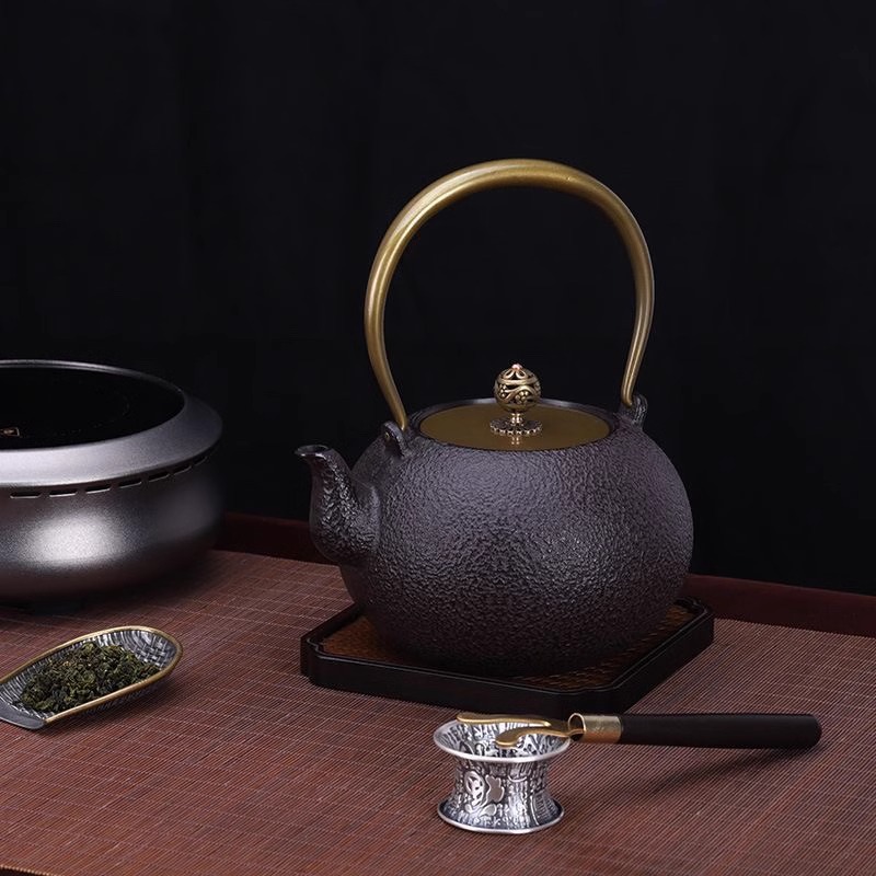 日本の鋳鉄製ティーポット1.2L - 伝統的なテツビンケトル - Cast Iron Teapot のレビューと価格