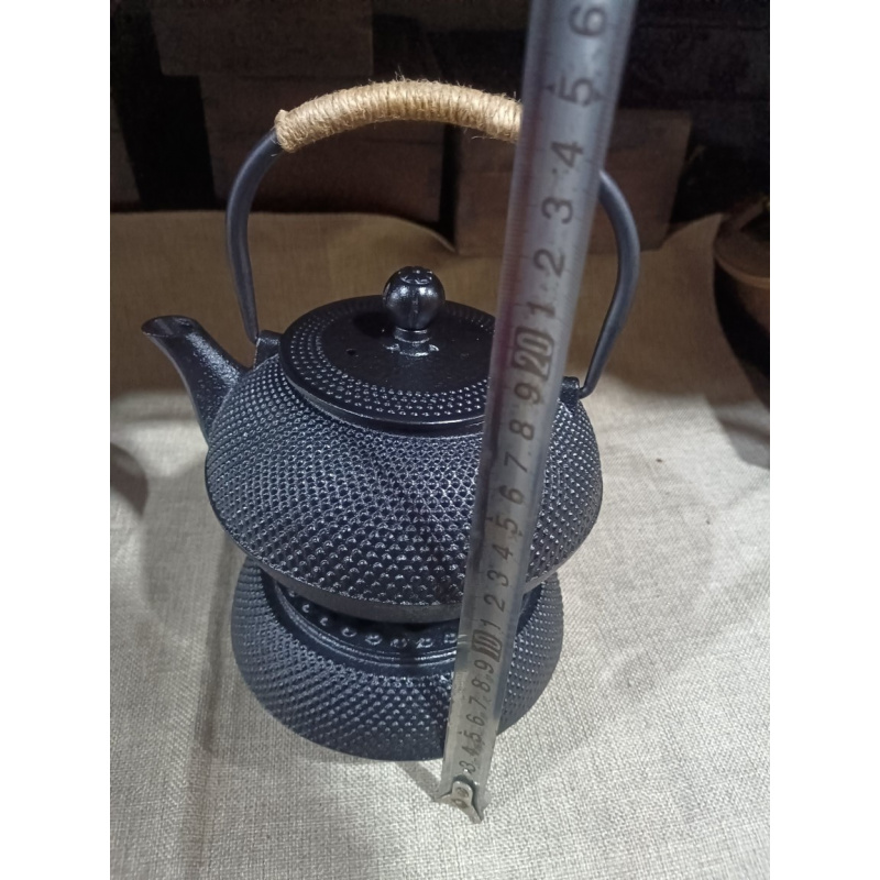 キャストティーポット お茶淹れ、湯沸かし、屋外用古鉄瓶、薪焚 - Cast Iron Teapot のレビューと価格