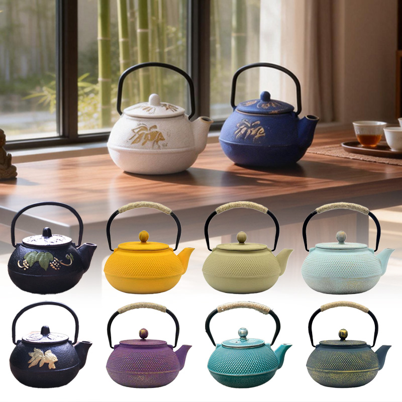 ヴィンテージ鋳鉄ティーポットキッチン茶器日本茶ケトル沸騰水用 - Cast Iron Teapot のレビューと価格