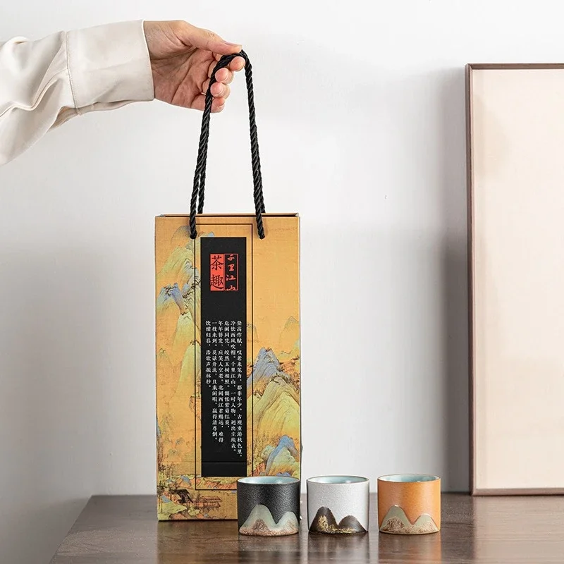 ギフトボックス、日本製セラミックティーカップ、磁器ティーボウ - Coffee Tea Box のレビューと価格