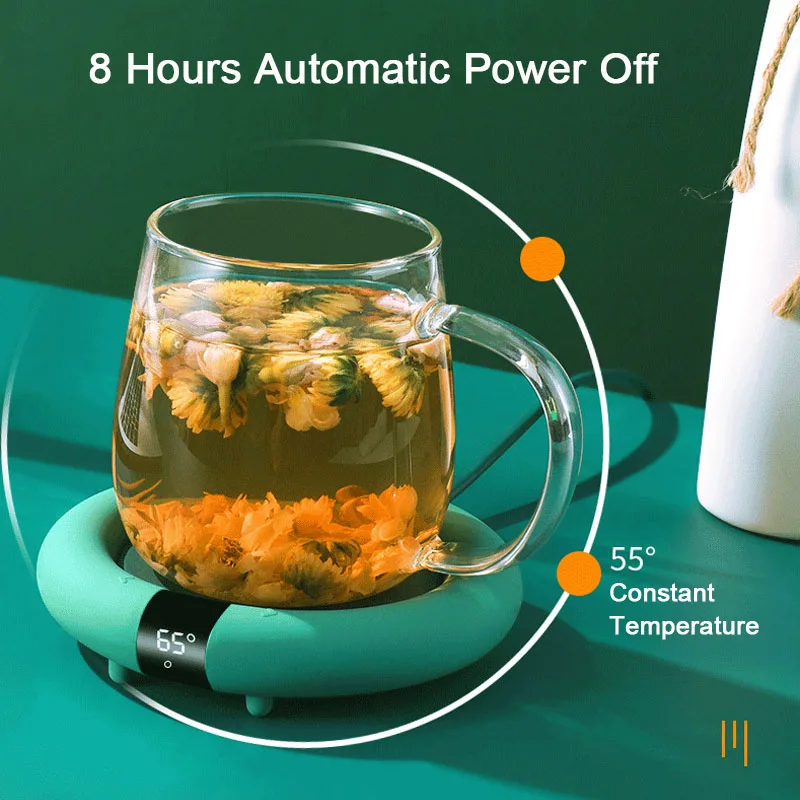 新しいコーヒーマグウォーマー電気加熱コースターホームオフィス - Coffee Tea For Me のレビューと価格