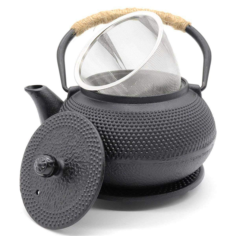 UPORS 日本の鉄ティーポット ステンレス鋼注入器付き 鋳 - Cast Iron Teapot のレビューと価格