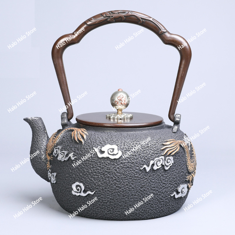 双龍珠鉄鍋 日本製鋳鉄急須 レトロケトル - Cast Iron Teapot のレビューと価格