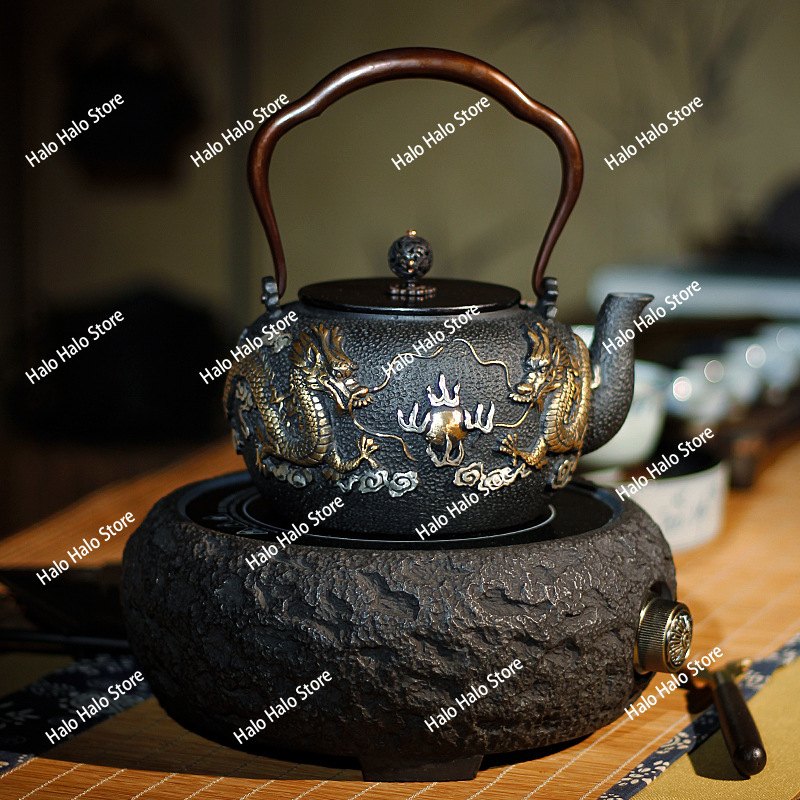 双龍珠鉄鍋 日本製鋳鉄急須 レトロケトル - Cast Iron Teapot のレビューと価格