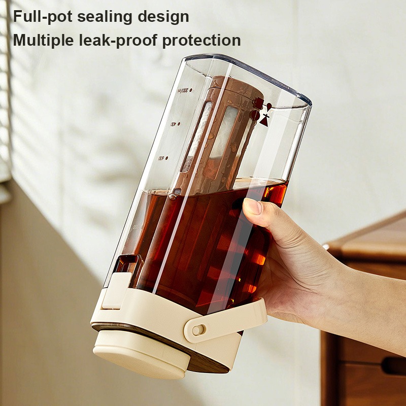 コールドブリューコーヒーピッチャー、漏れ防止密閉型アイスコー - Coffee Tea Infuser のレビューと価格