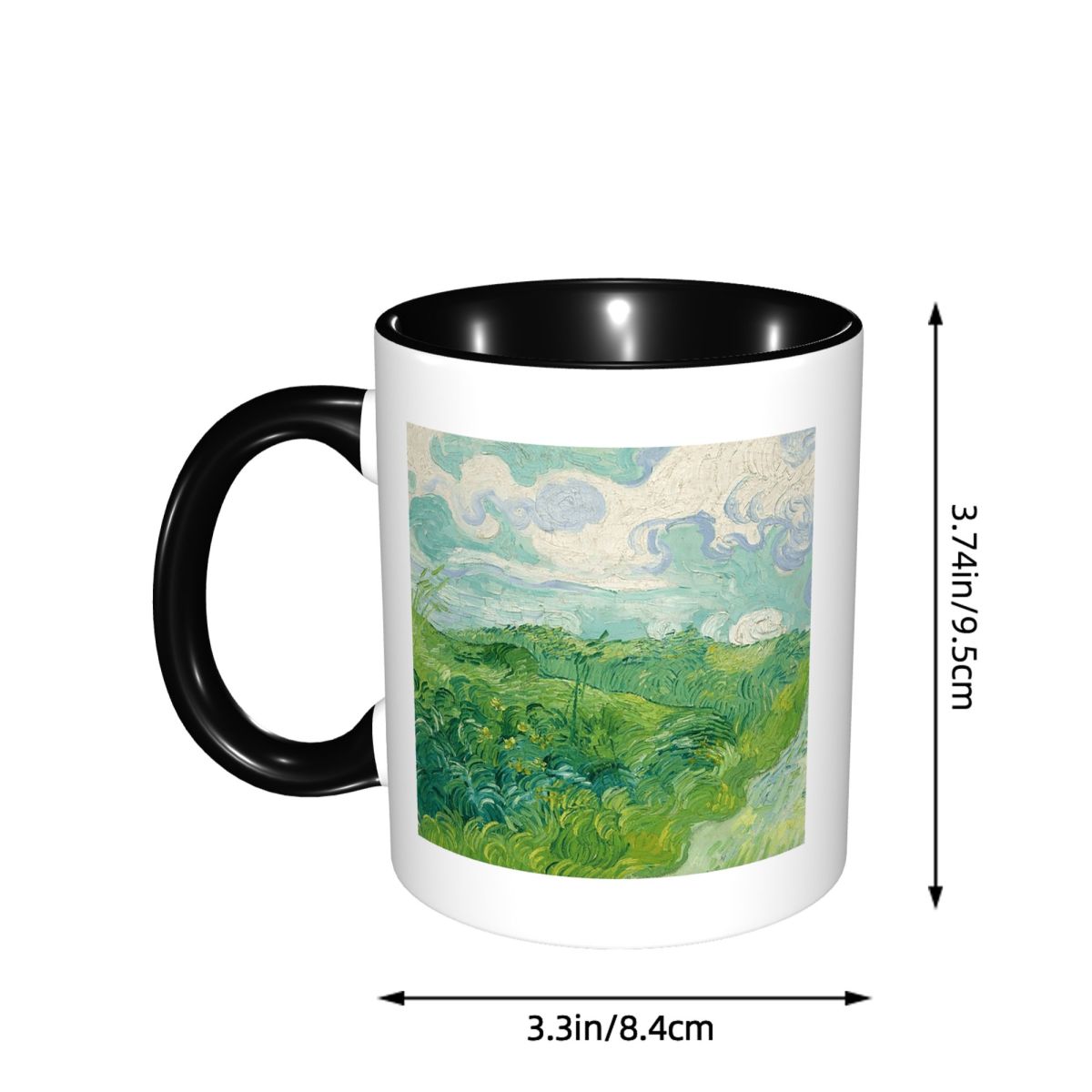 緑の小麦畑、オーヴェール、ヴィンセント・ヴァン・ゴッホマグカ - Coffee Tea Van のレビューと価格