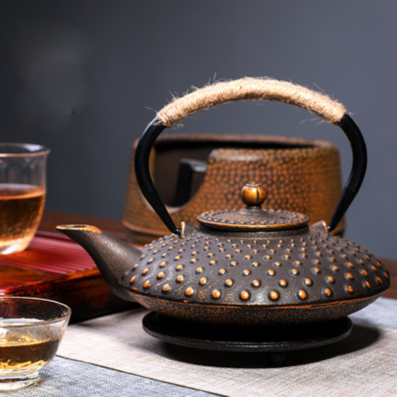 鋳鉄梨の花竹の葉ティーケトル、ティーポット、ティーアクセサリ - Cast Iron Teapot のレビューと価格