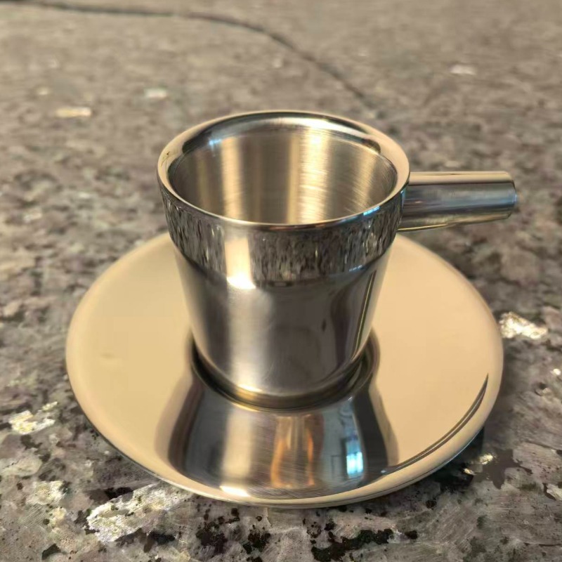 2個セット ステンレス製コーヒーカップ、コーヒーマグカップ＆ - Coffee Tea Latte のレビューと価格