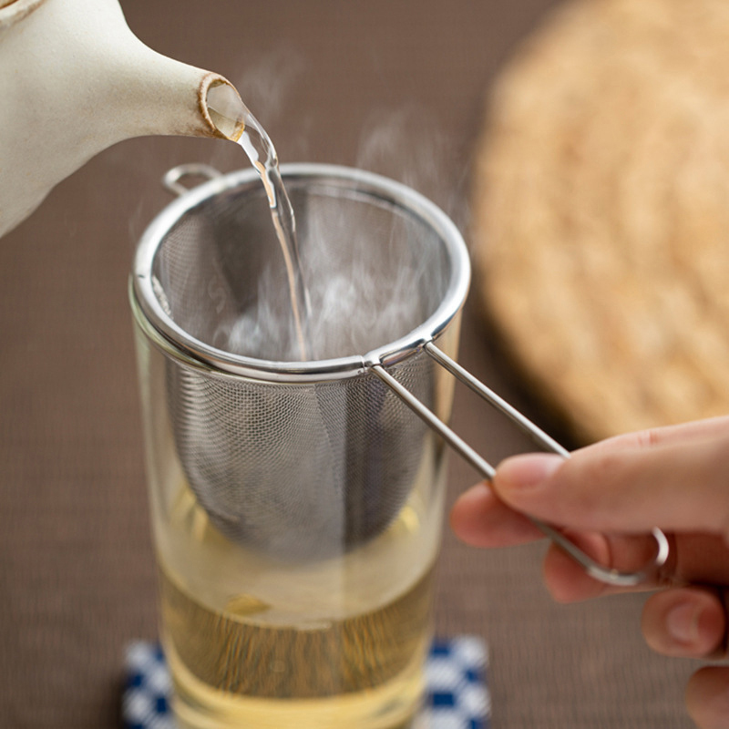 新しいステンレス製茶こし、再利用可能な茶こし、ティーポットス - Coffee Tea Infuser のレビューと価格