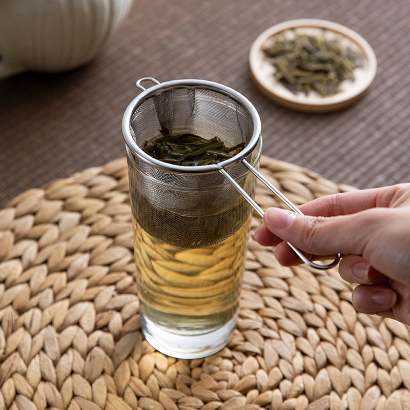 新しいステンレス製茶こし、再利用可能な茶こし、ティーポットス - Coffee Tea Infuser のレビューと価格