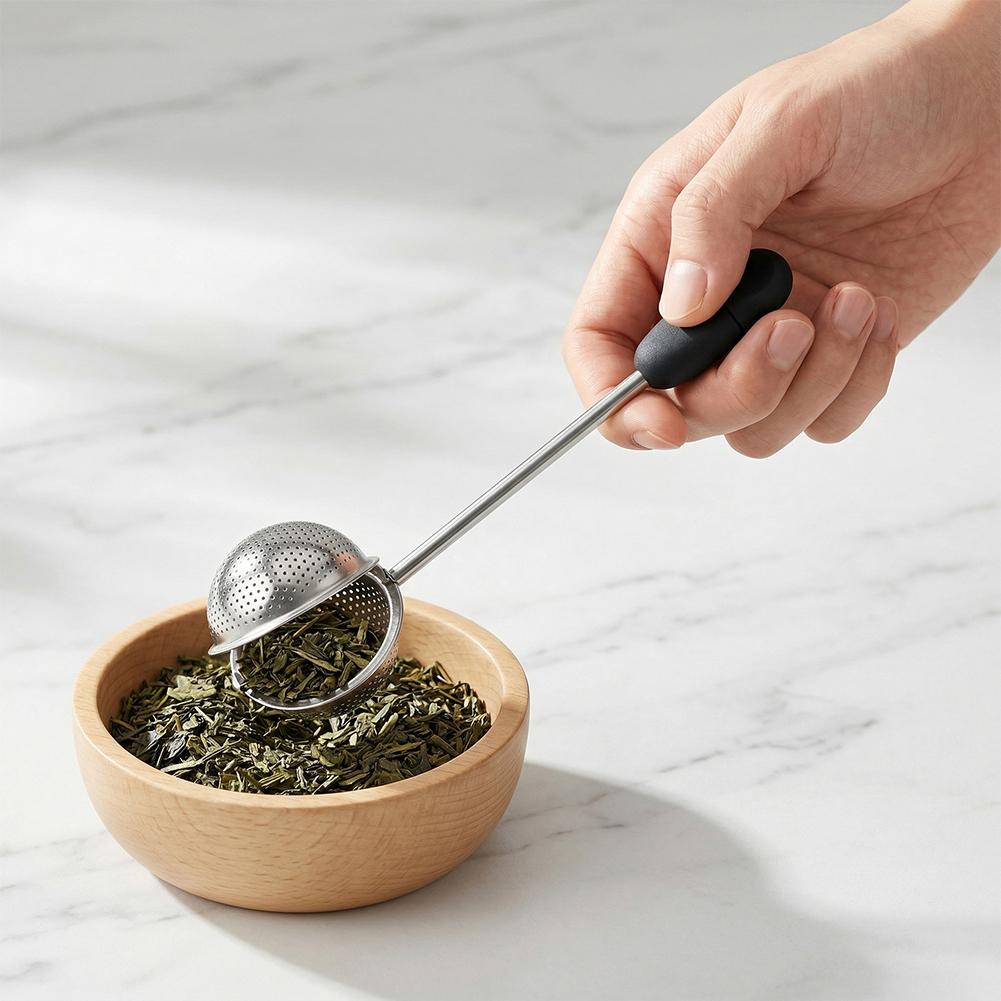 304ステンレス鋼製回転式茶こし、茶漉し、フィルターメッシュ - Coffee Tea Infuser のレビューと価格