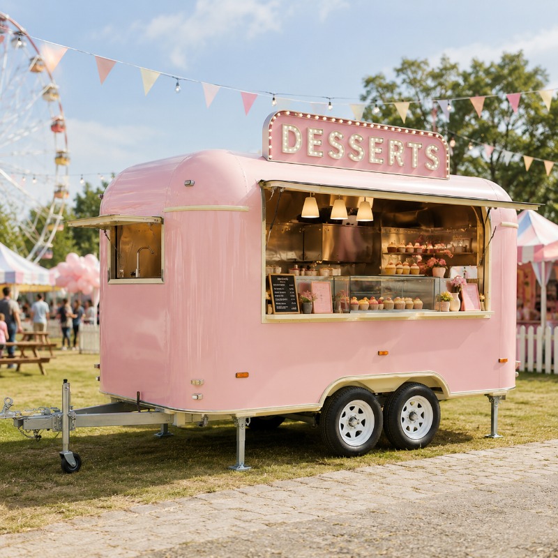 フードトラック トレーラー ストリートケータリング カスタム - Coffee Tea Van のレビューと価格
