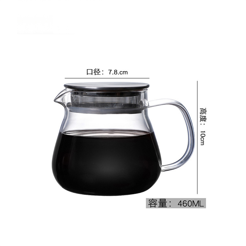 フィルターと蓋付きの透明なガラスティーポット,美しい緑のお茶 - Coffee Tea Replacement のレビューと価格