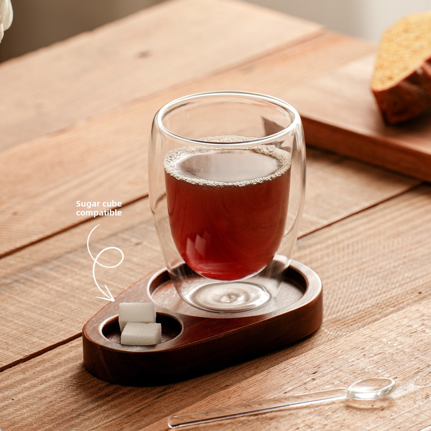 アメリカンダブルウォールガラスコーヒーマグ ボロシリケートカ - Coffee Tea Latte のレビューと価格
