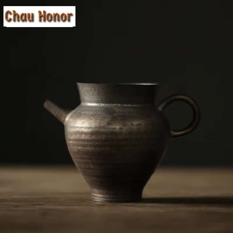中国の鉄のさびたガラスのティーピッチャー、薄いタイヤの粗い陶 - Coffee Tea For Me のレビューと価格