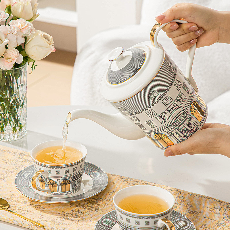 ヨーロッパの建築用カップアンドソーサー,コーヒーマグ,フレン - Coffee Tea For Me のレビューと価格