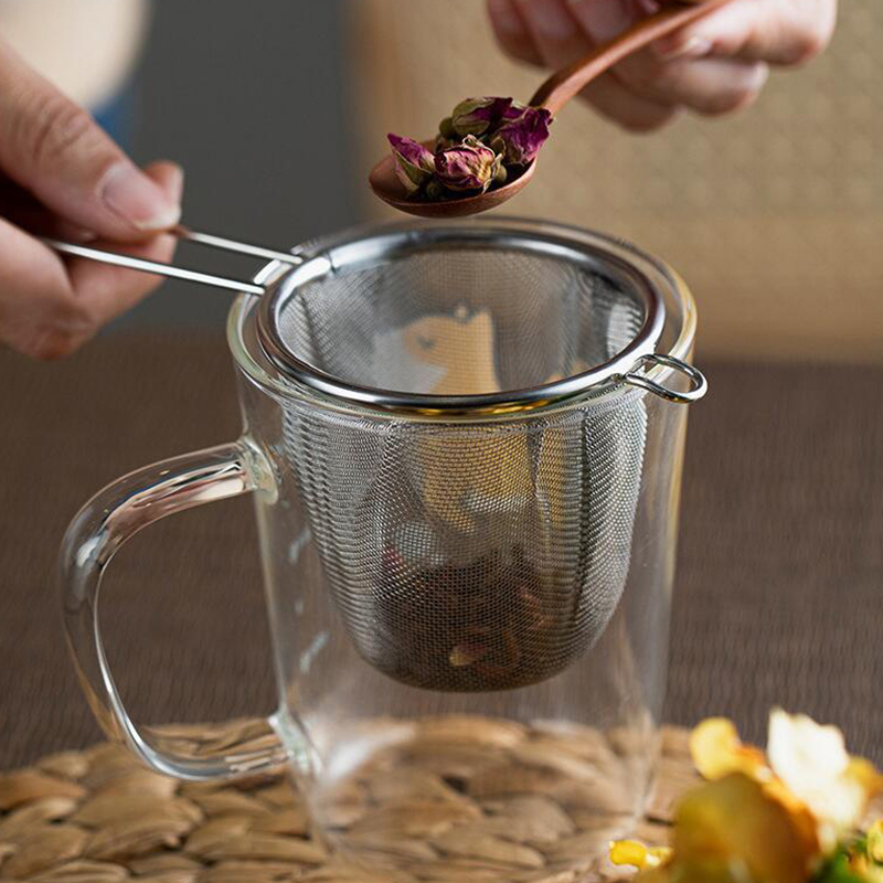 ステンレス製茶こし 再利用可能 茶漏れ防止フィルター ティー - Coffee Tea Infuser のレビューと価格